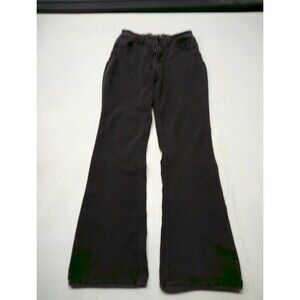 No Boundaries Jeans Juniors Size 7 Black Straight Leg Mid Rise Pants